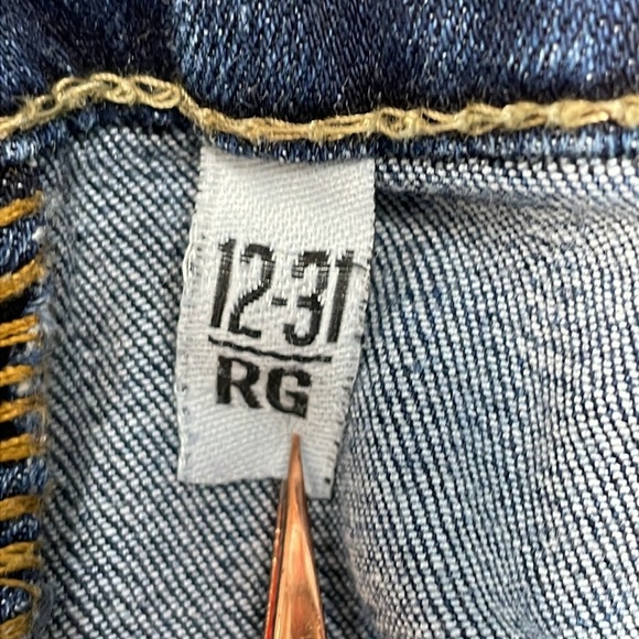 Gap 1969 Easy Leggings Denim Jeans Mid Rise Ankle Size 12 Regular / 31R - Picture 12 of 15